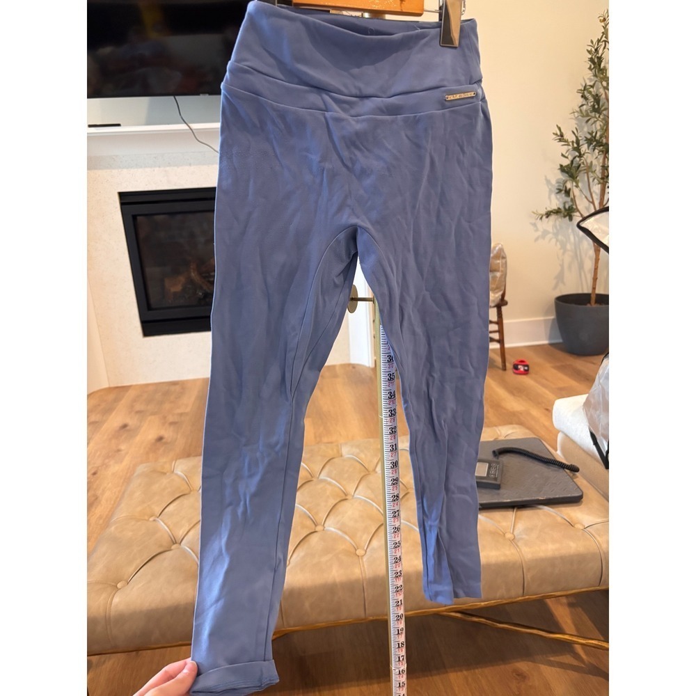 Gymshark Women Periwinkle Blue High Waisted Scrunch Bum Leggings Full Length- s